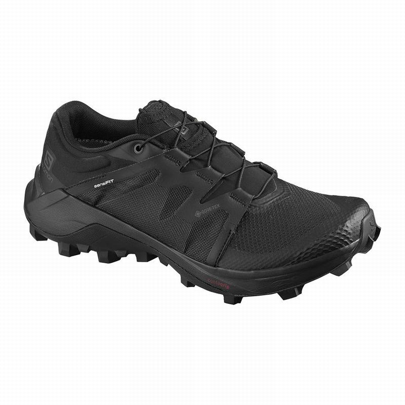 Buty Do Biegania W Terenie Damskie Salomon WILDCROSS GTX - Czarne - Polska (073-USVZDC)